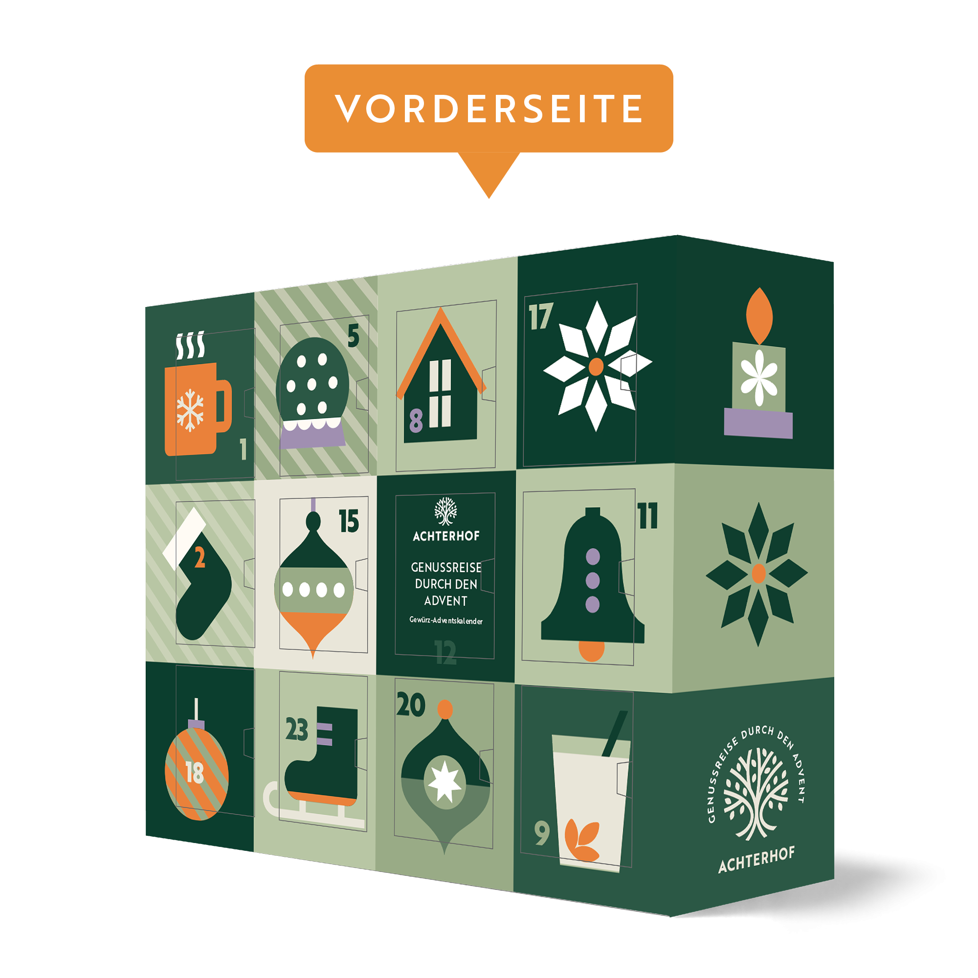 Gewürz-Adventskalender „Genussreise durch den Advent“