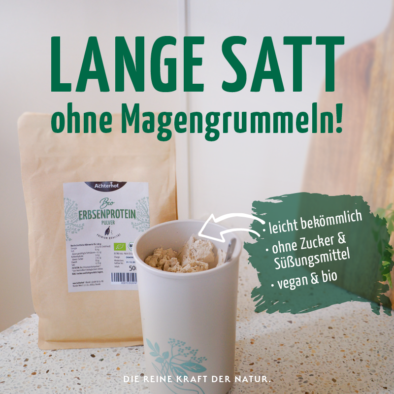 Erbsenprotein Pulver Bio (250g)