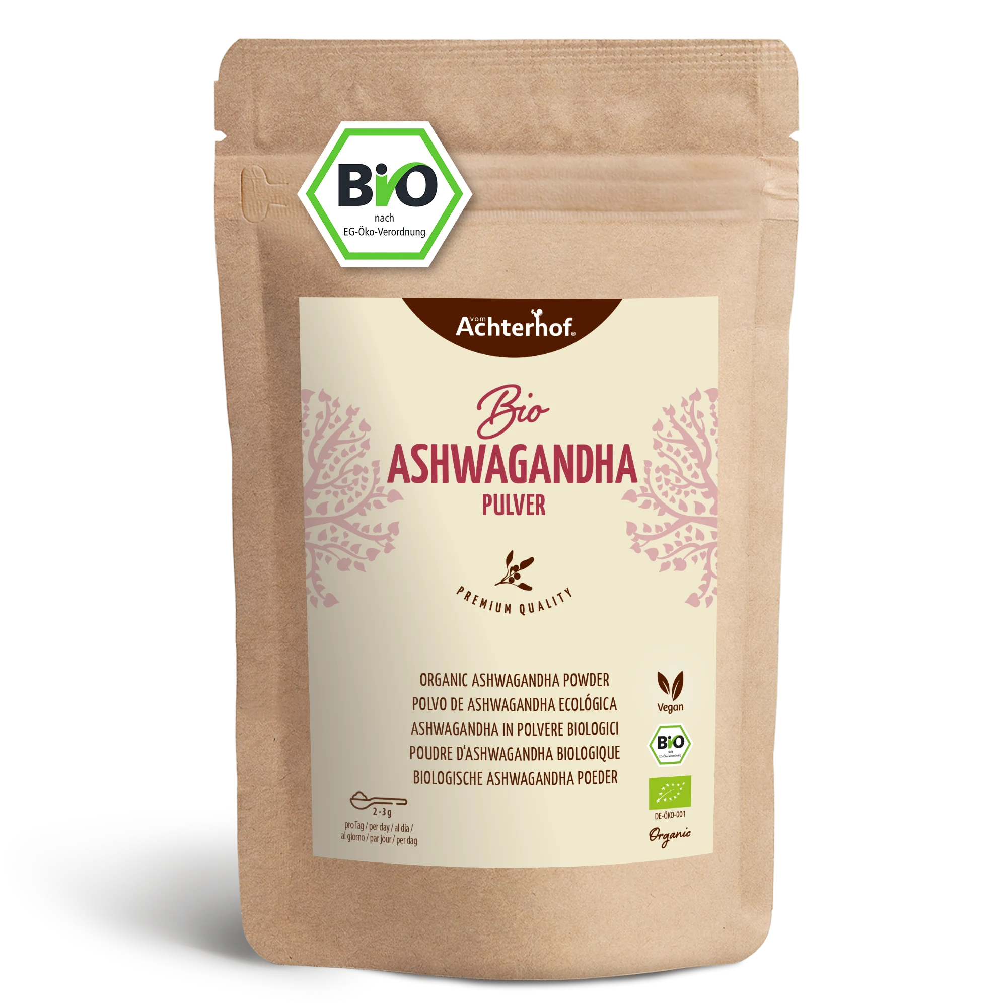 Ashwagandha Pulver Bio (150g)