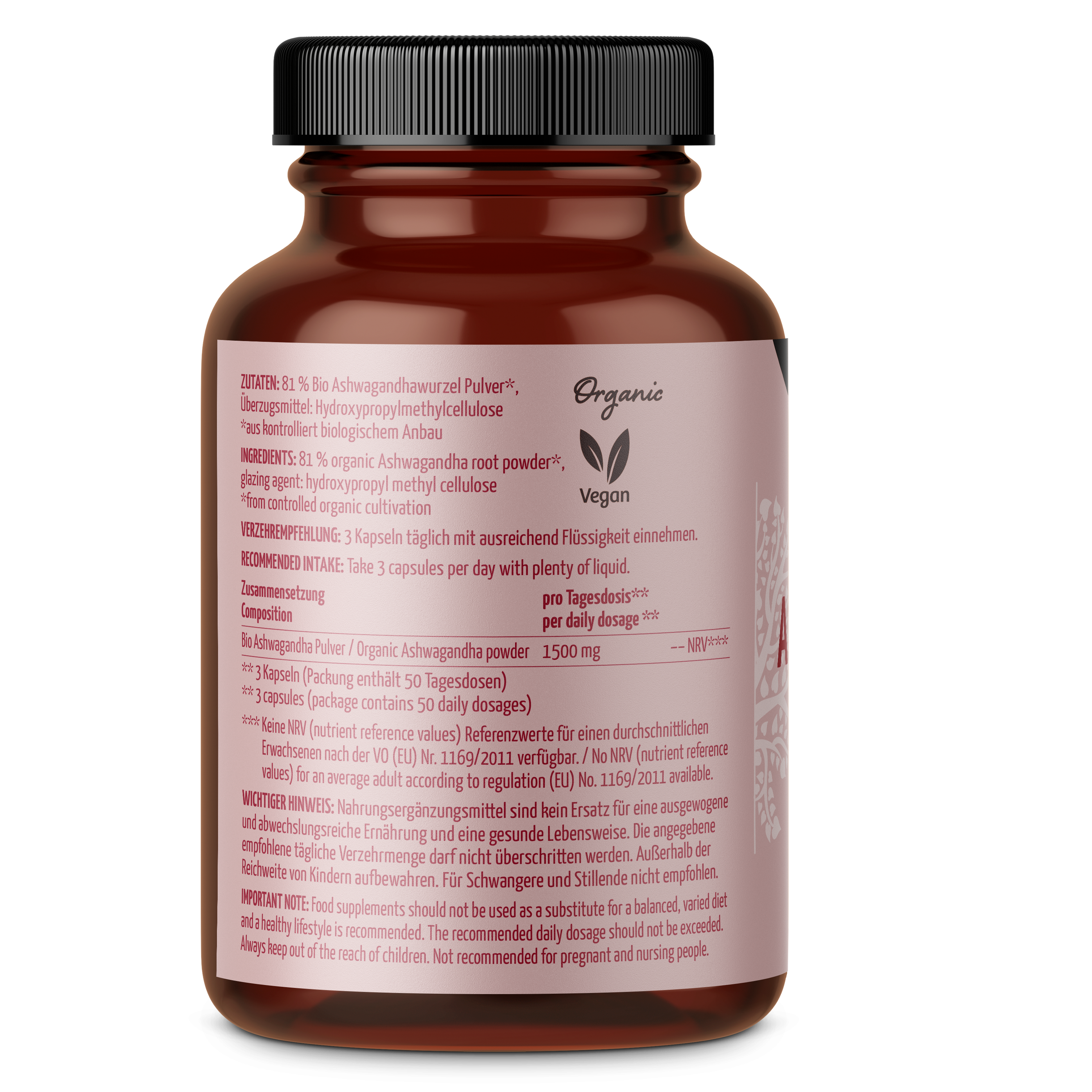 Ashwagandha Kapseln Bio (150 Kapseln)
