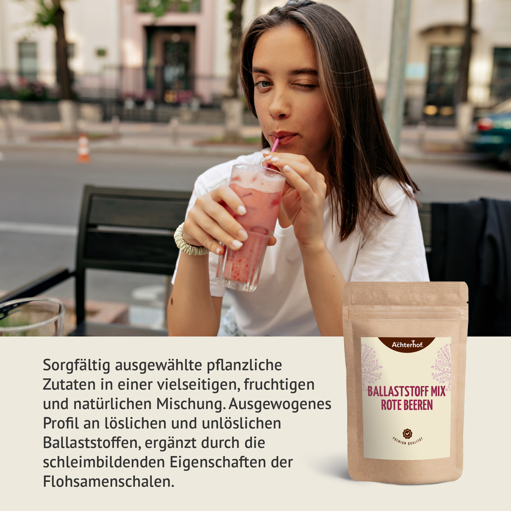 Ballaststoff Mix rote Beeren (250g)