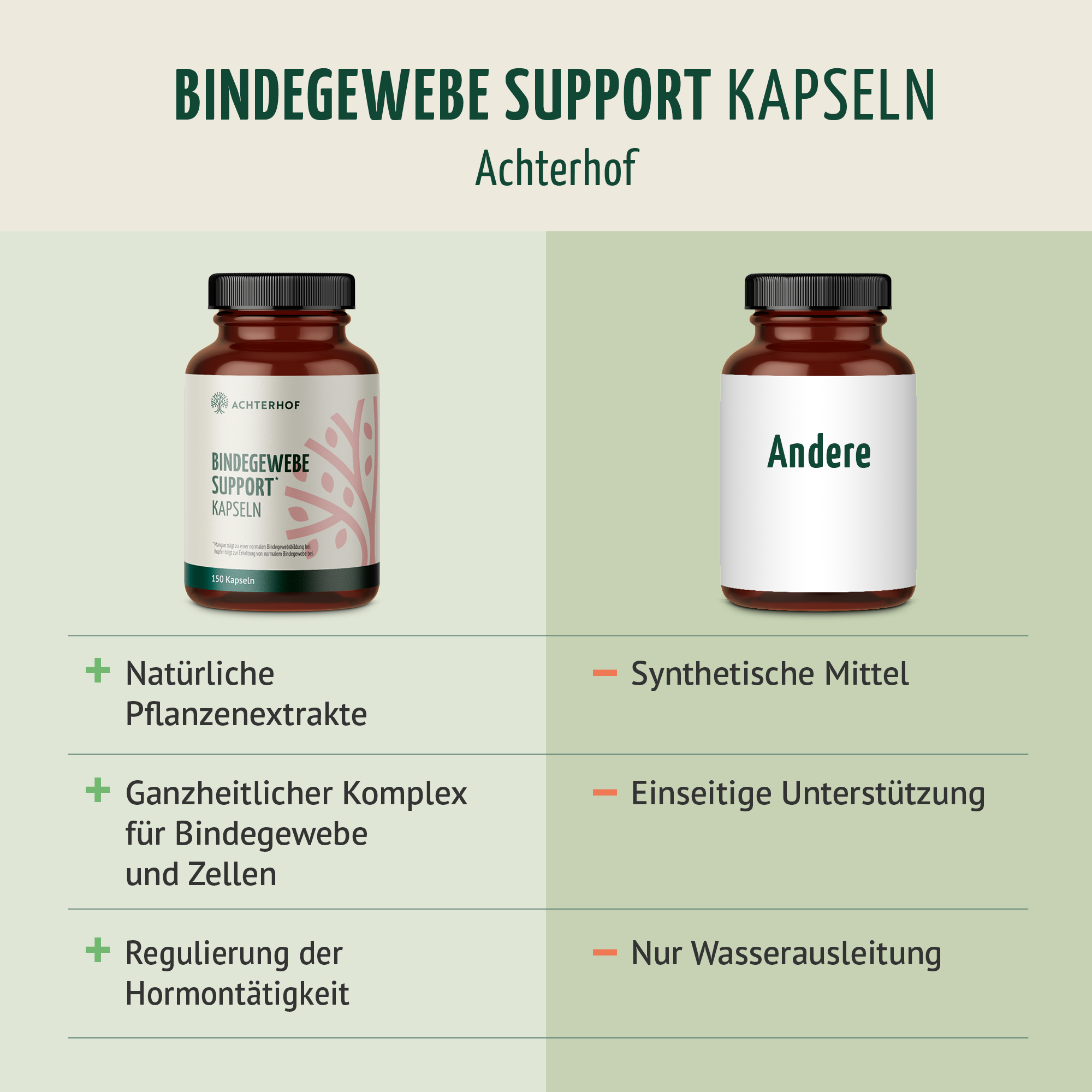 Bindegewebe Support Kapseln (150 Kapseln)
