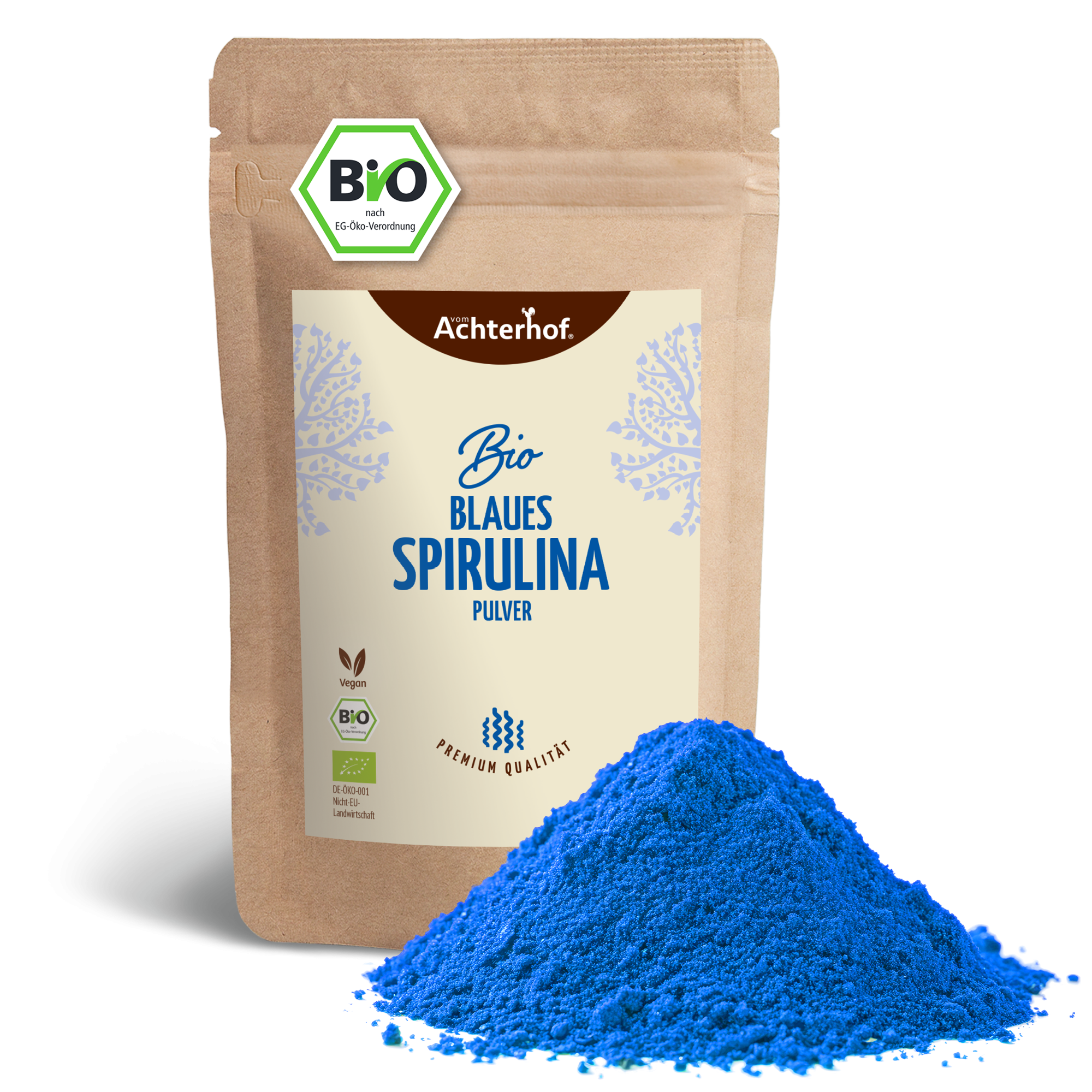 Blaues Bio Spirulina Pulver (100g)