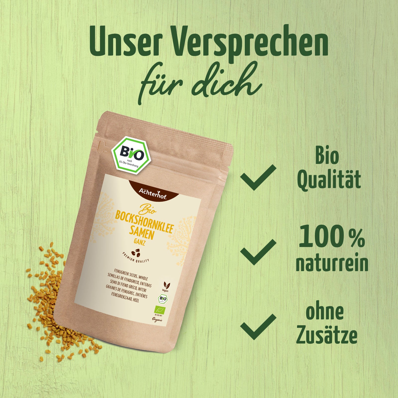Bockshornkleesamen ganz Bio (250g)
