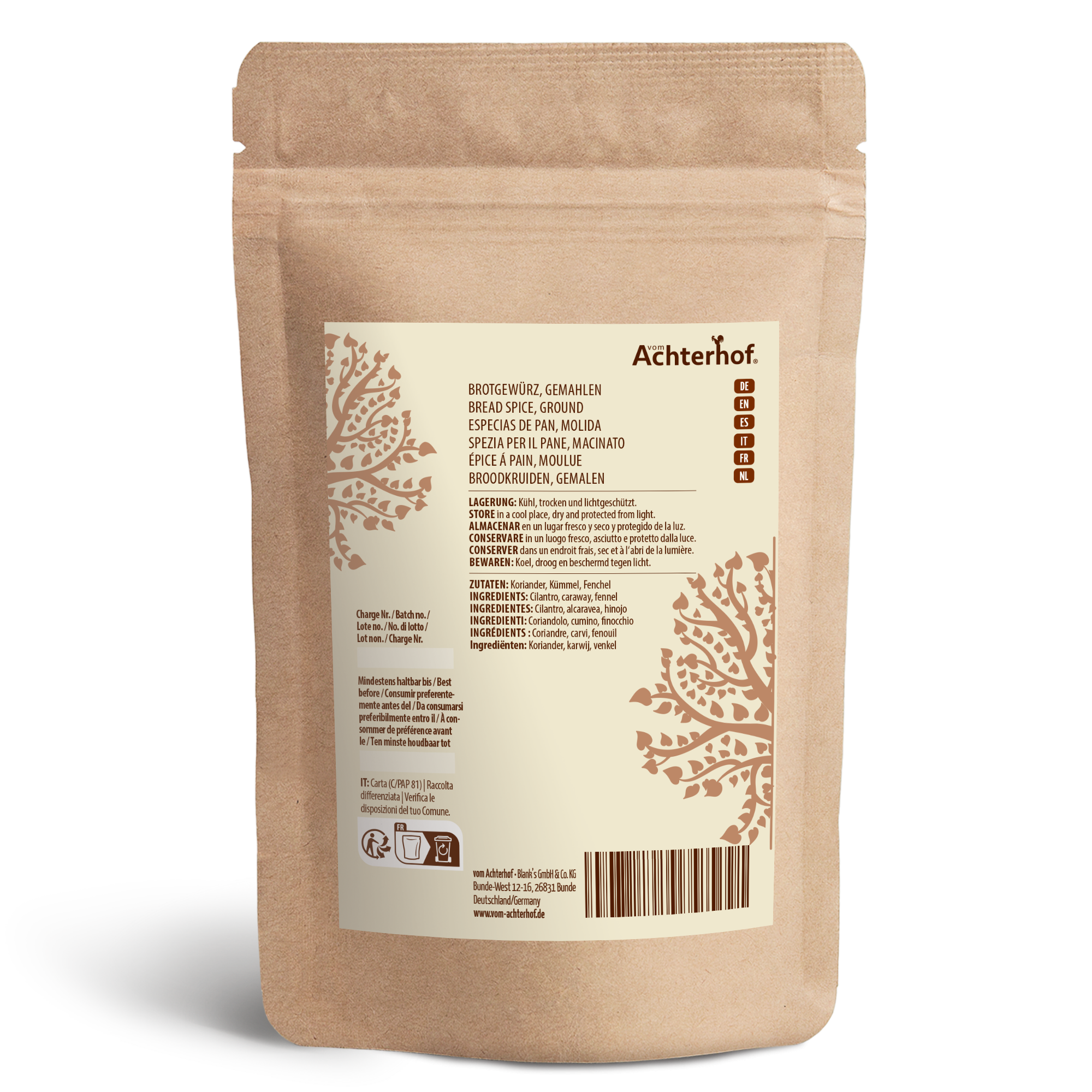 Brotgewürz gemahlen (100g)