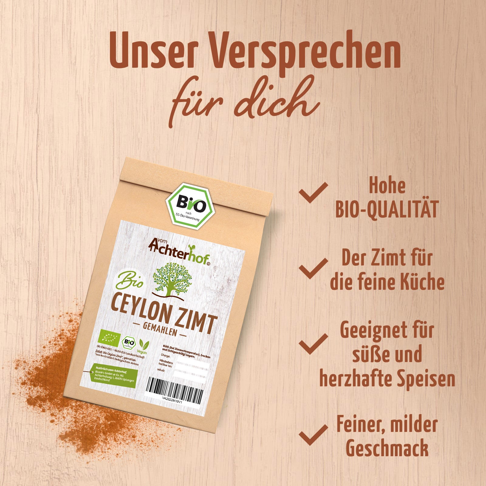 Mond Milch Mischung 6er Set mit Vanilleschoten