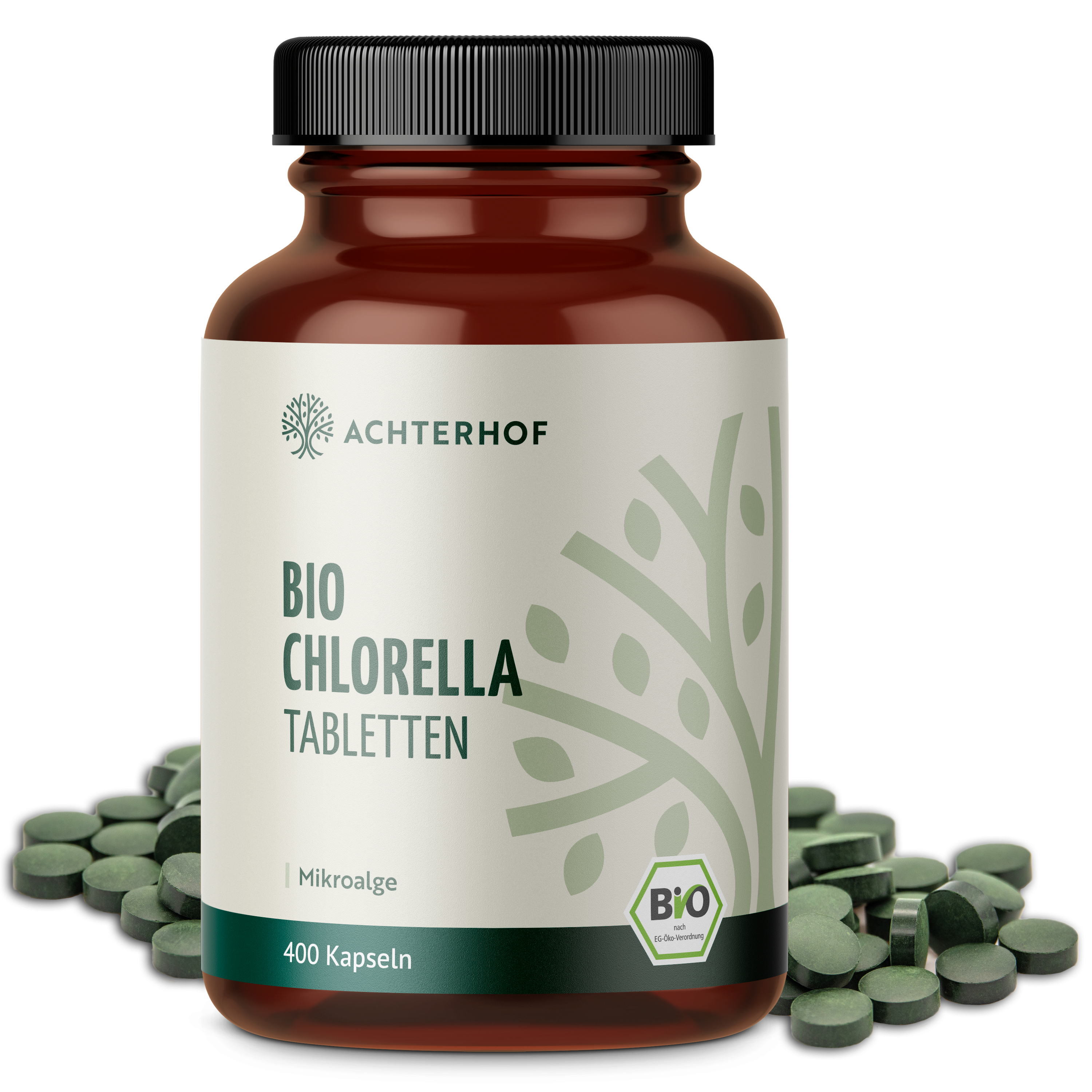 Chlorella Algen Tabletten Bio (400 Tabletten)