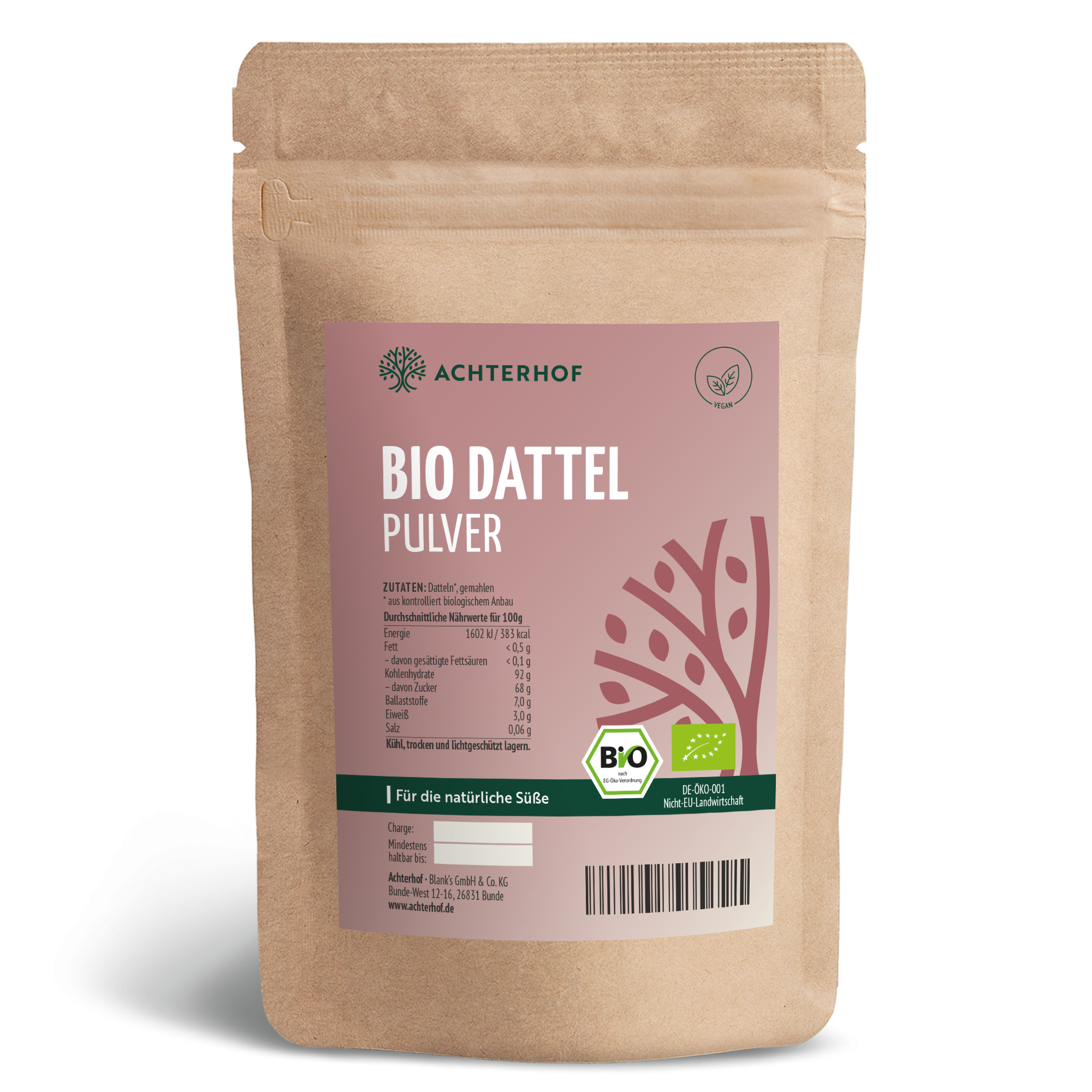Bio Dattel Pulver (100g)