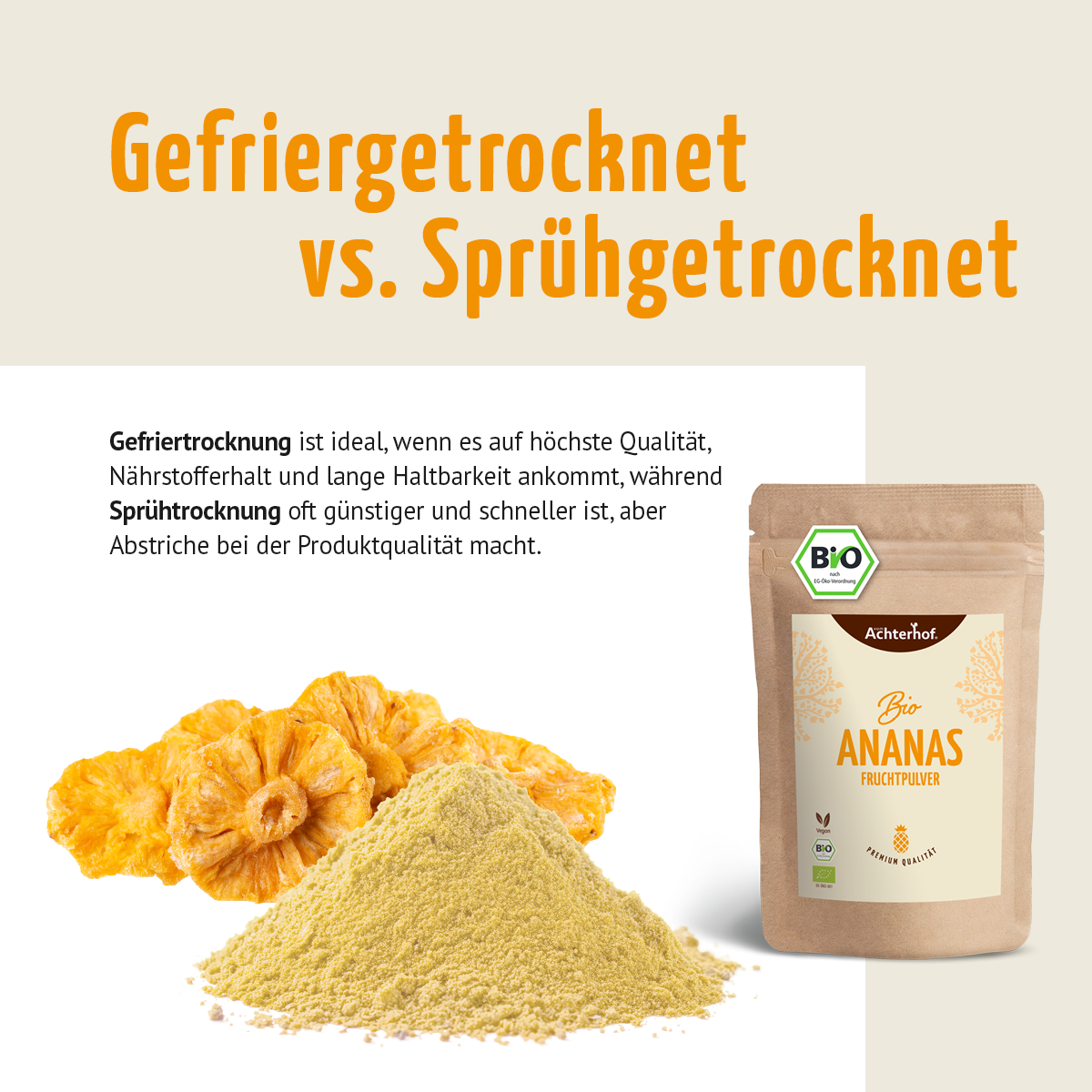 Bio Ananas Fruchtpulver (100g)