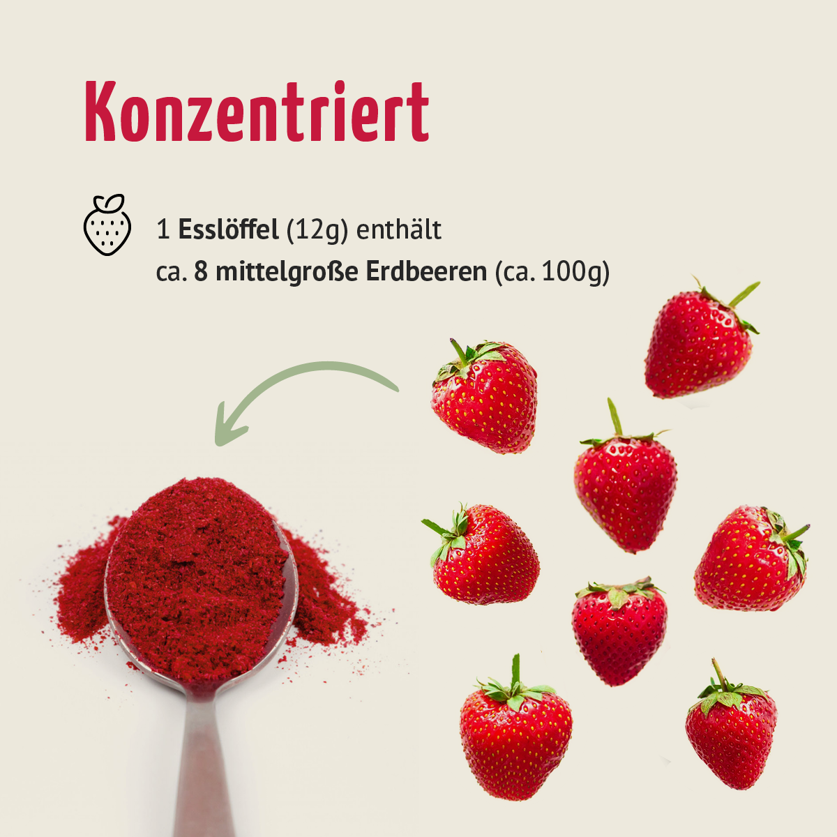 Bio Erdbeere Fruchtpulver (250g)