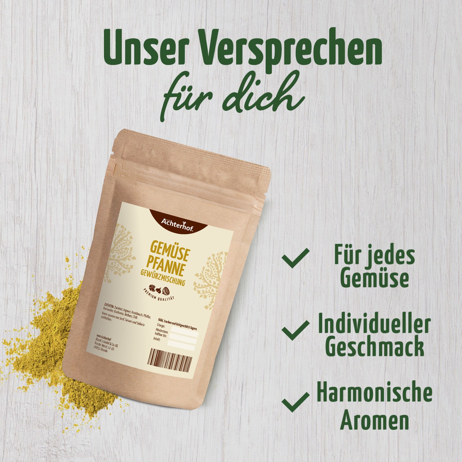 Gemüsepfanne Gewürzmischung (100g)