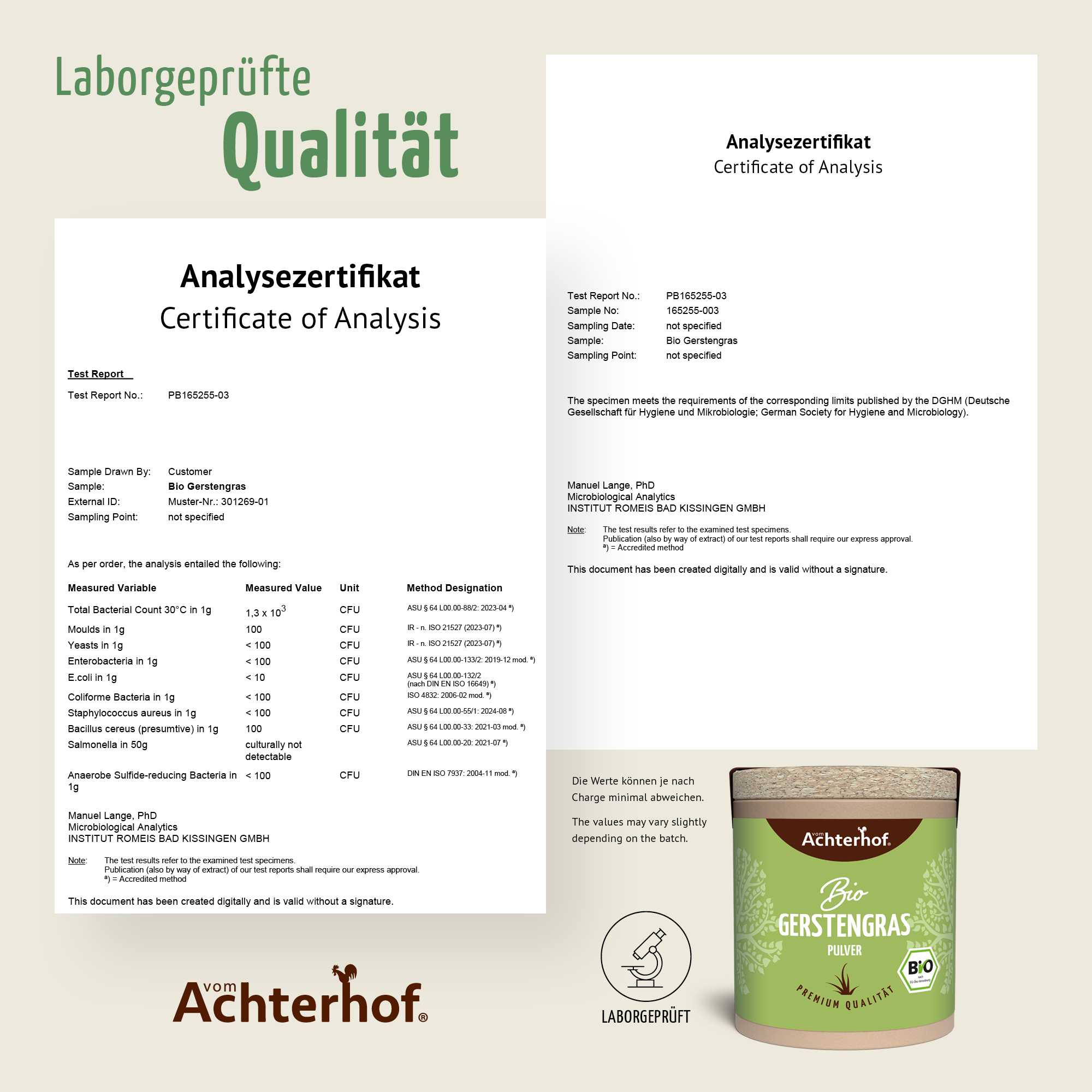 Bio Gerstengras Pulver (40g)