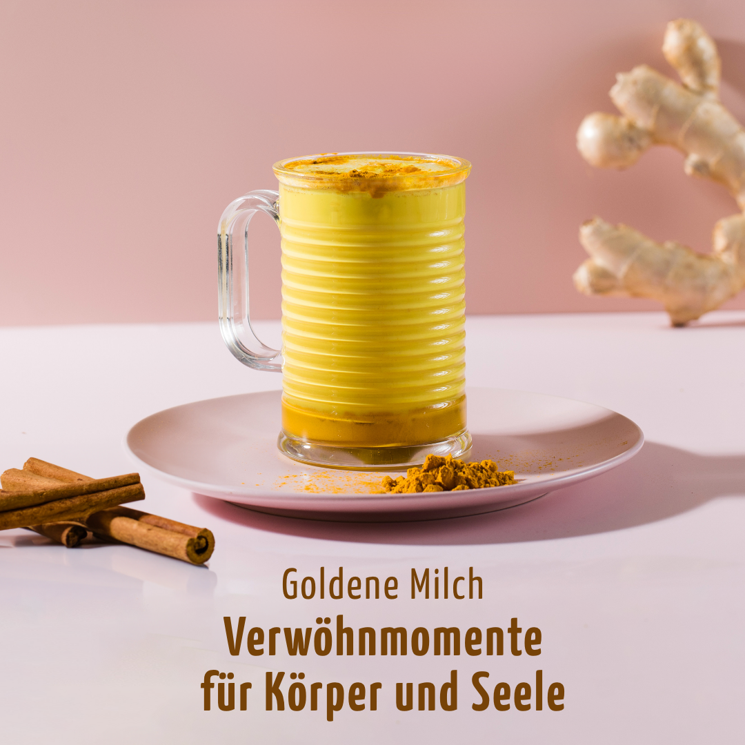 Goldene Milch Mischung 3er Bio Set + Frischhaltedosen