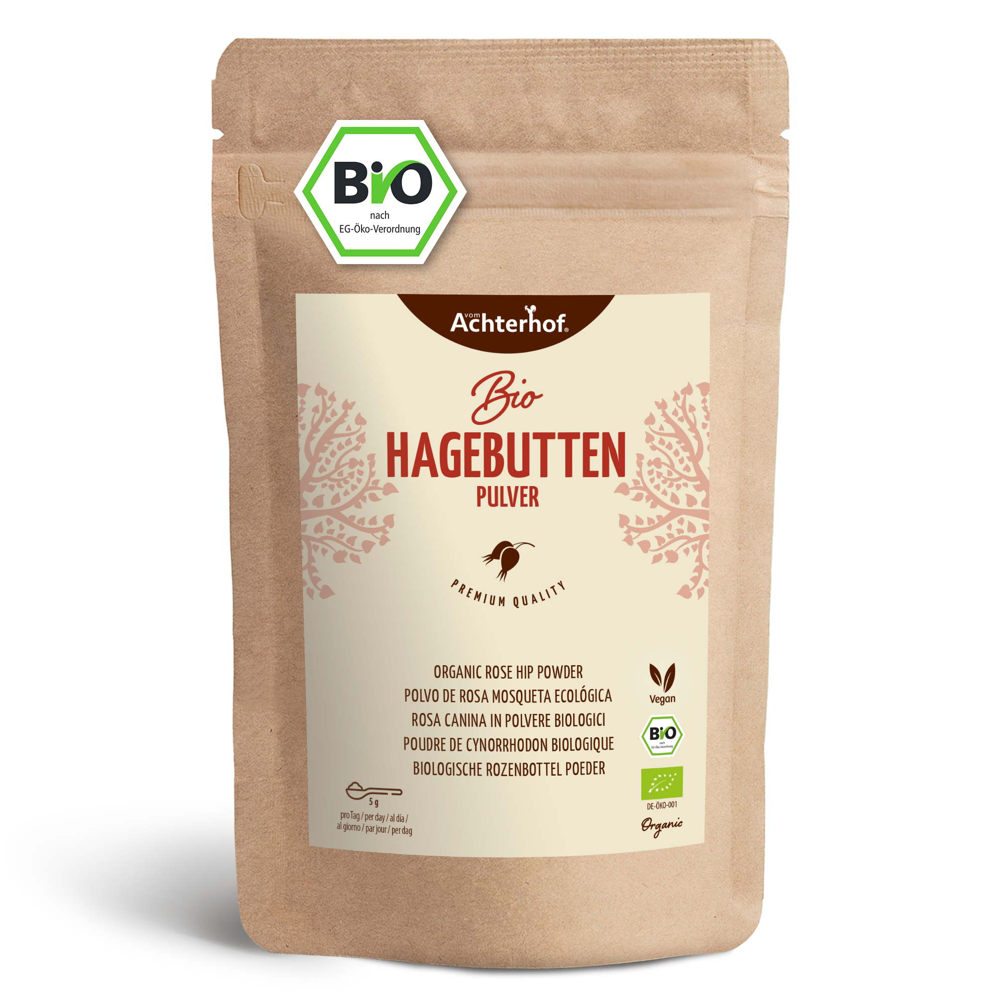 Bio Hagebutten Pulver (500g)