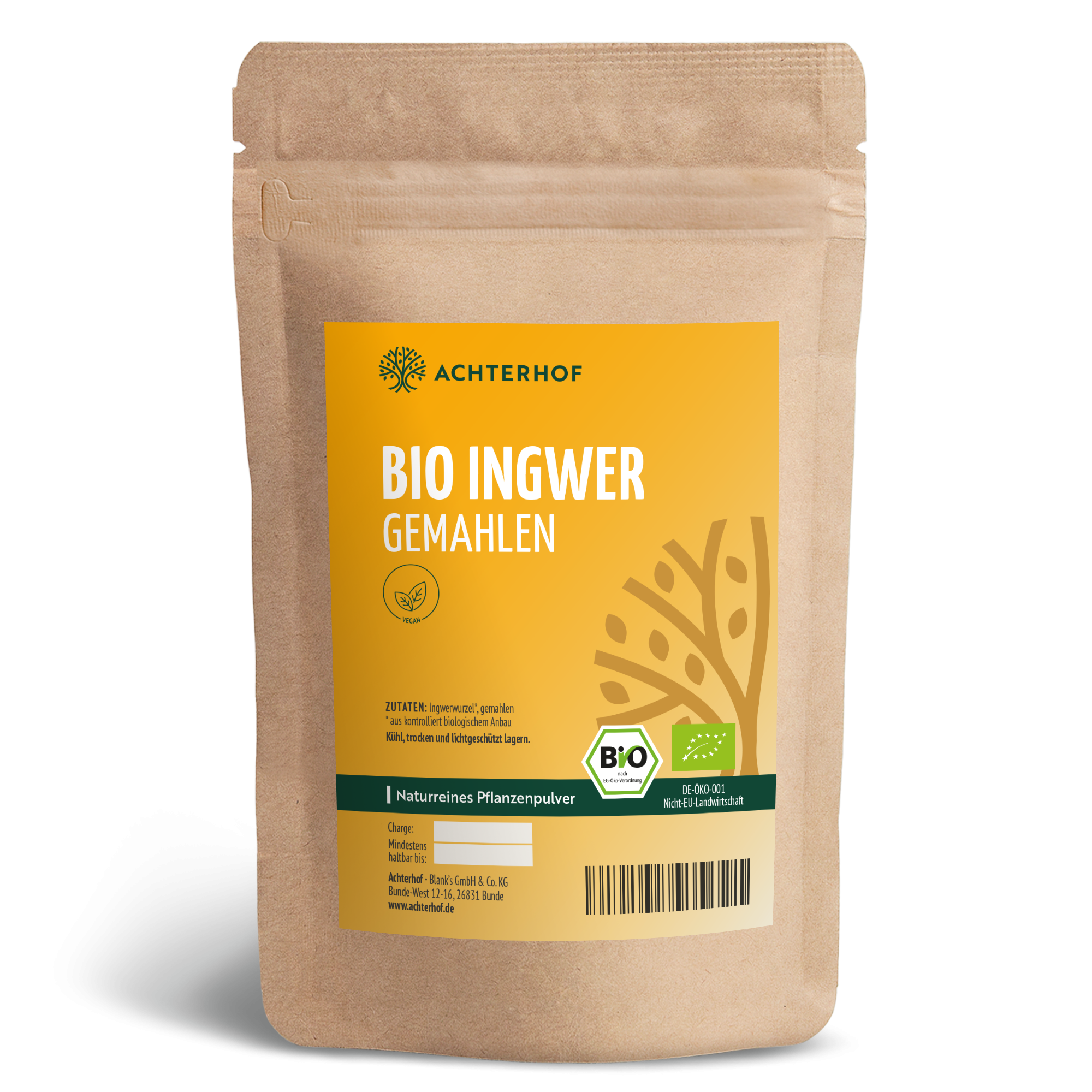 Bio Ingwer gemahlen (500g)