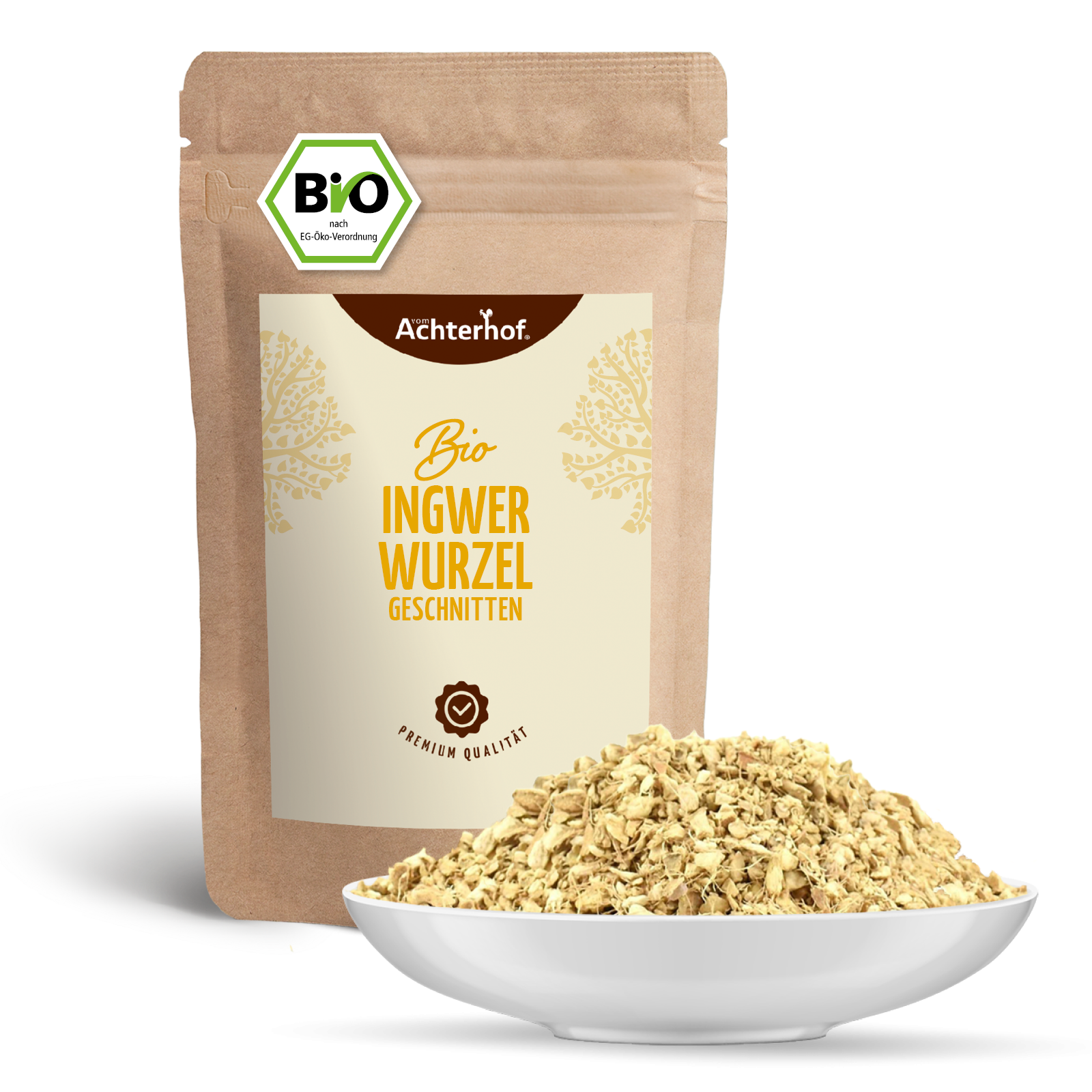Ingwerwurzel geschnitten Bio (100g)