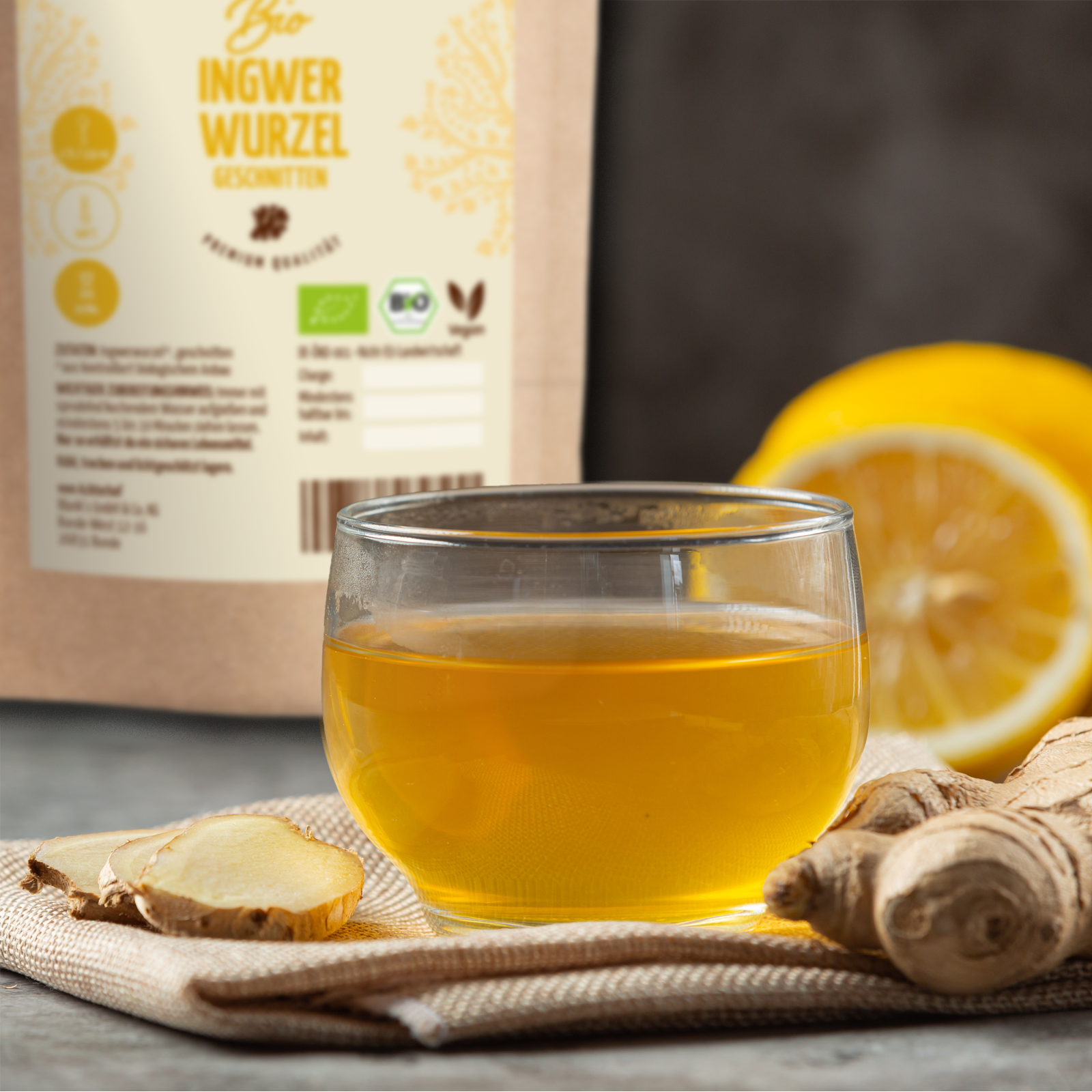 Ingwerwurzel geschnitten (1000g)