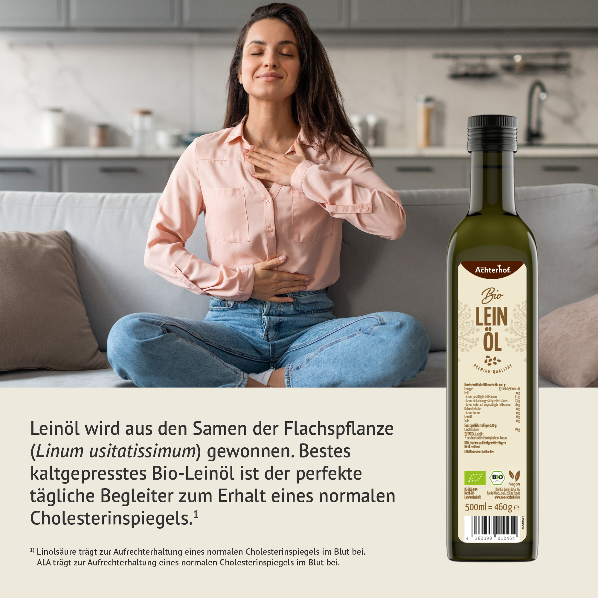 Bio Leinöl (500ml)