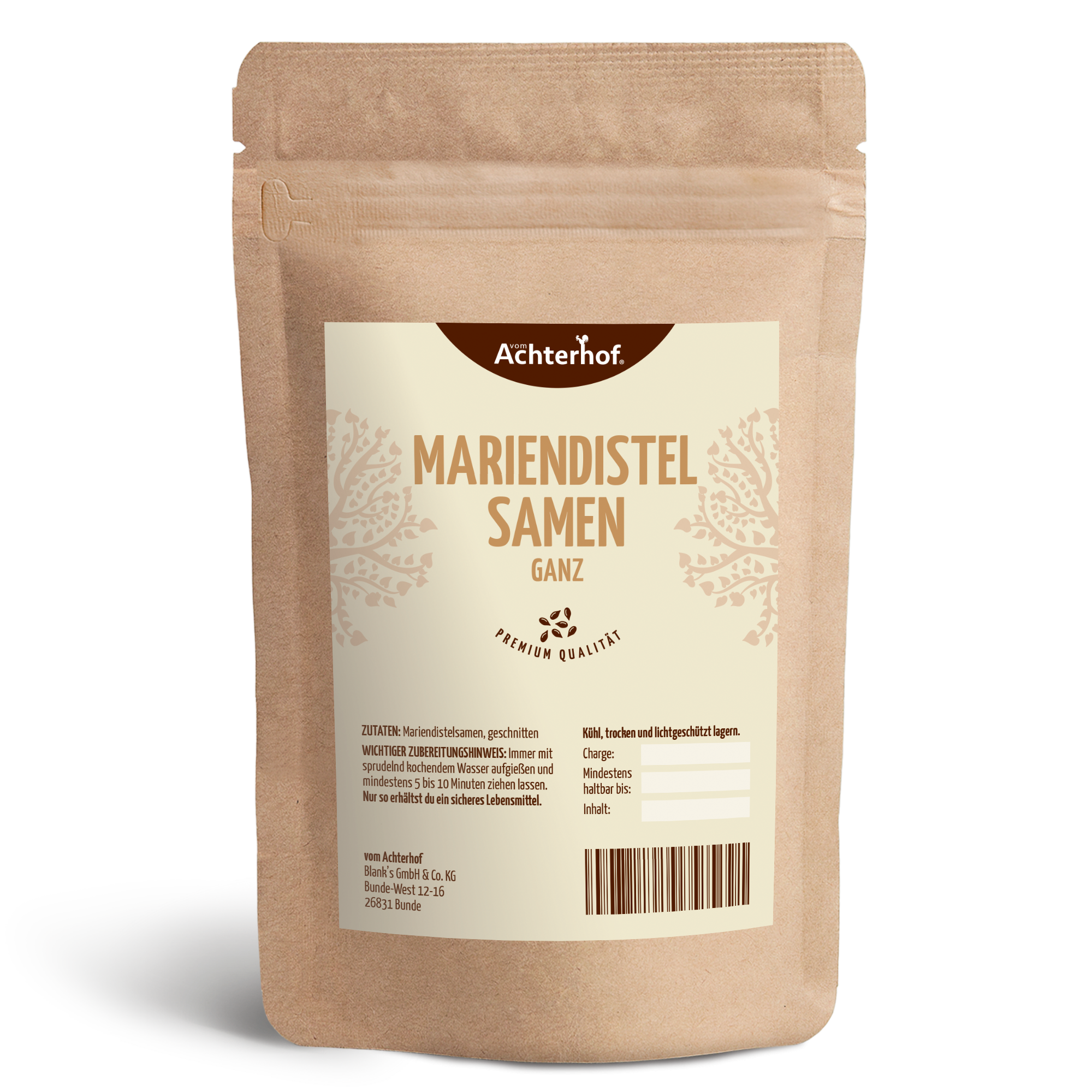Mariendistelsamen ganz (500g)