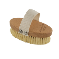 Massagebürste mit Borsten aus Pflanzenfasern