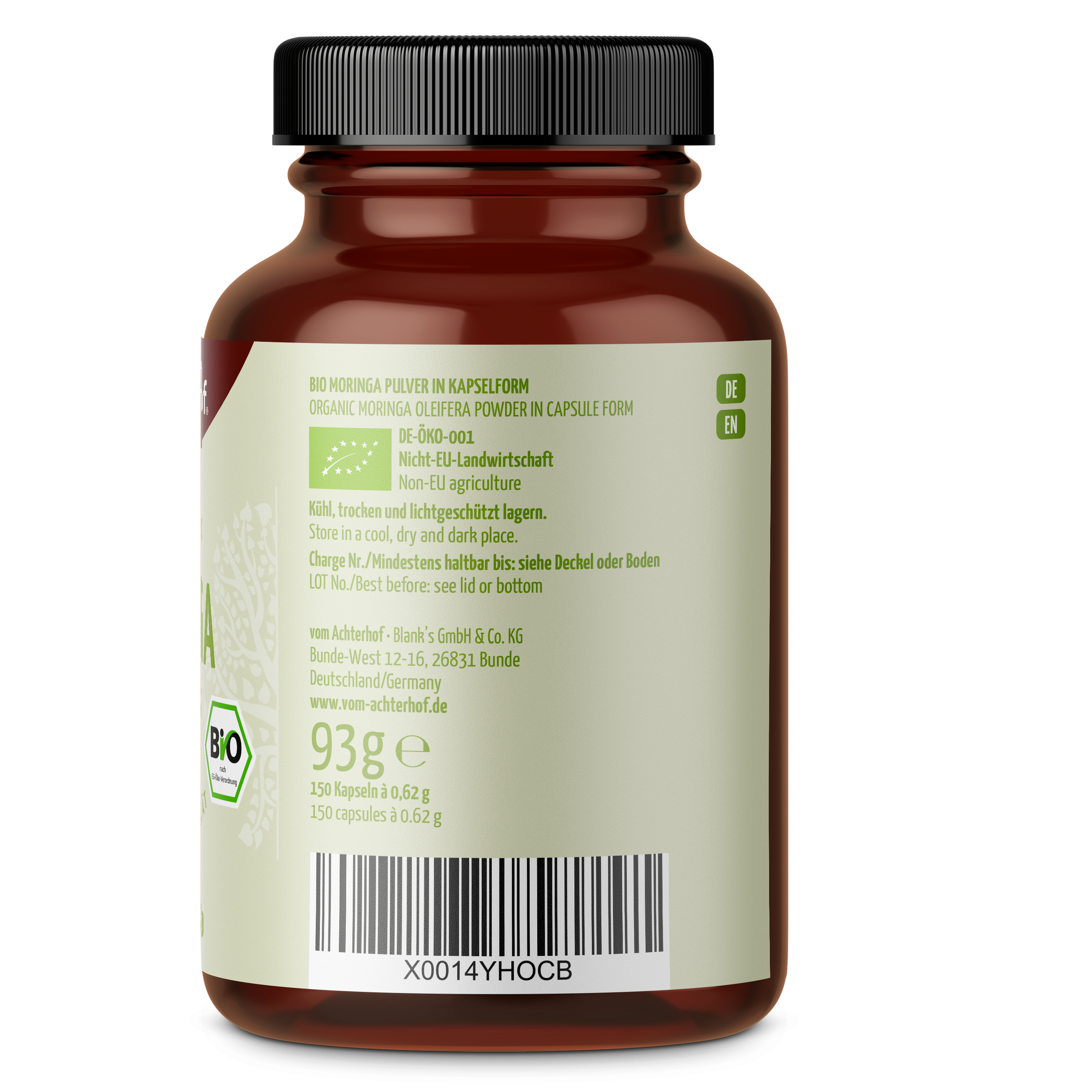 Moringa Kapseln Bio (150 Kapseln)