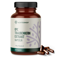 OPC Traubenkernextrakt + Vitamin C Kapseln (200 Kapseln)