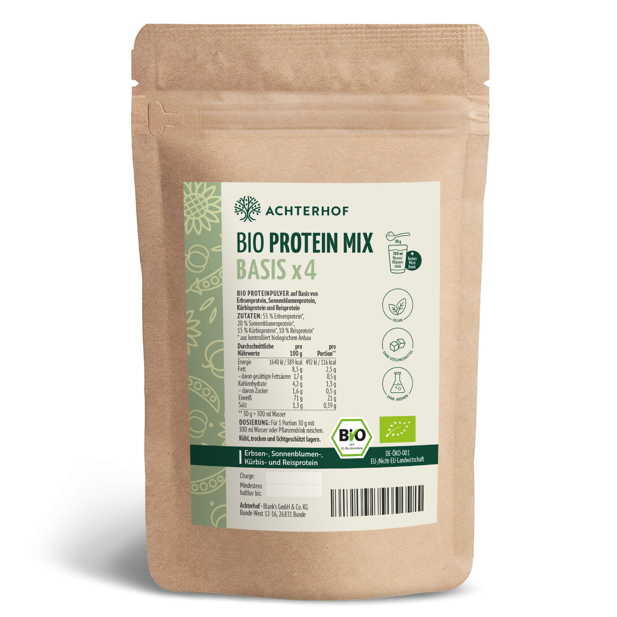 Bio Protein Basis Mix x4 (250g)
