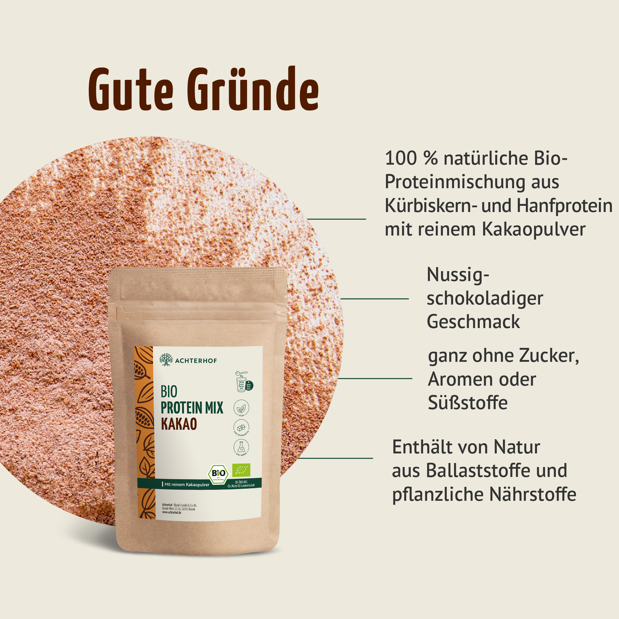 Bio Protein Mix Kakao (500g)