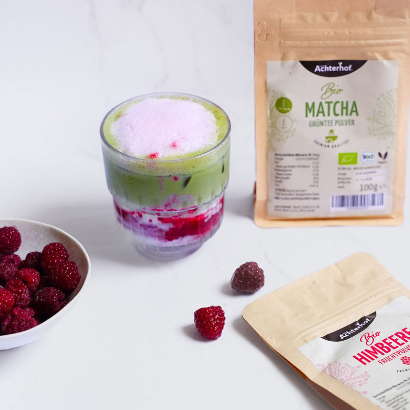 Bio Raspberry Matcha Set