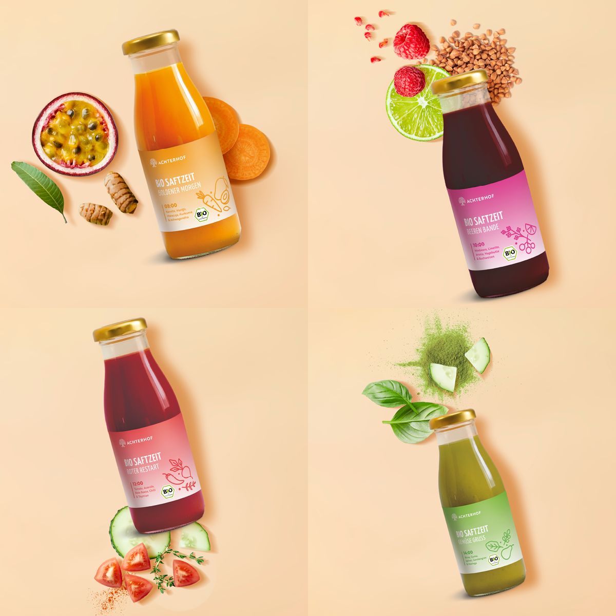 Saftzeit Bio Fastenkur 7 Tage (42 Flaschen)