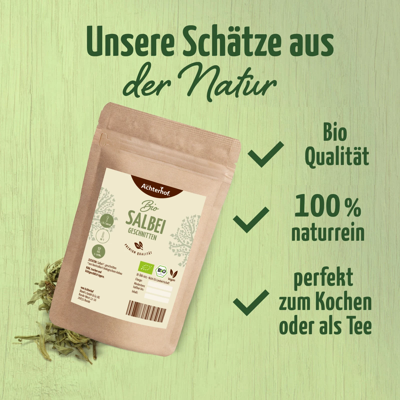 Salbei geschnitten Bio (40g)