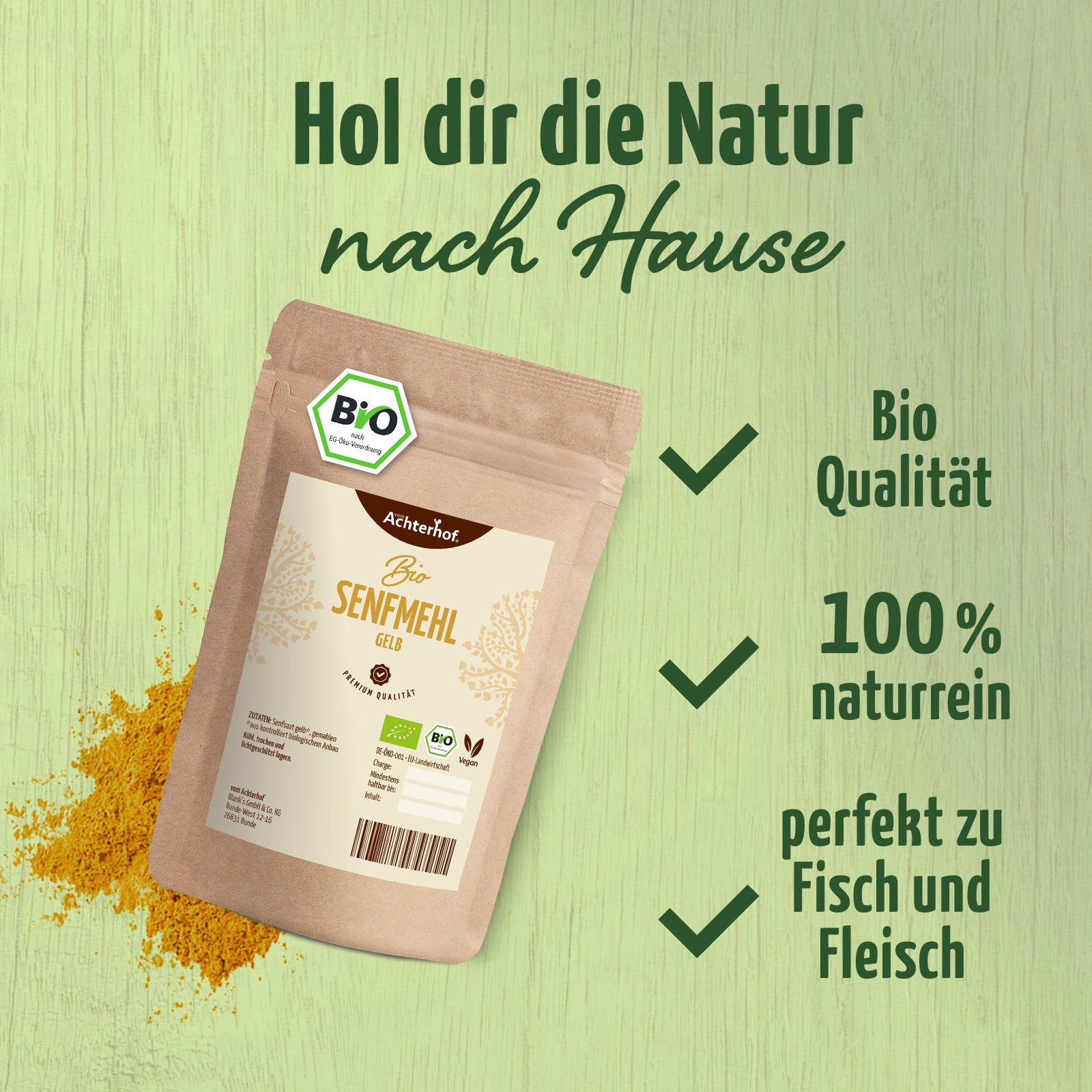 Senfmehl gelb Bio (1000g)