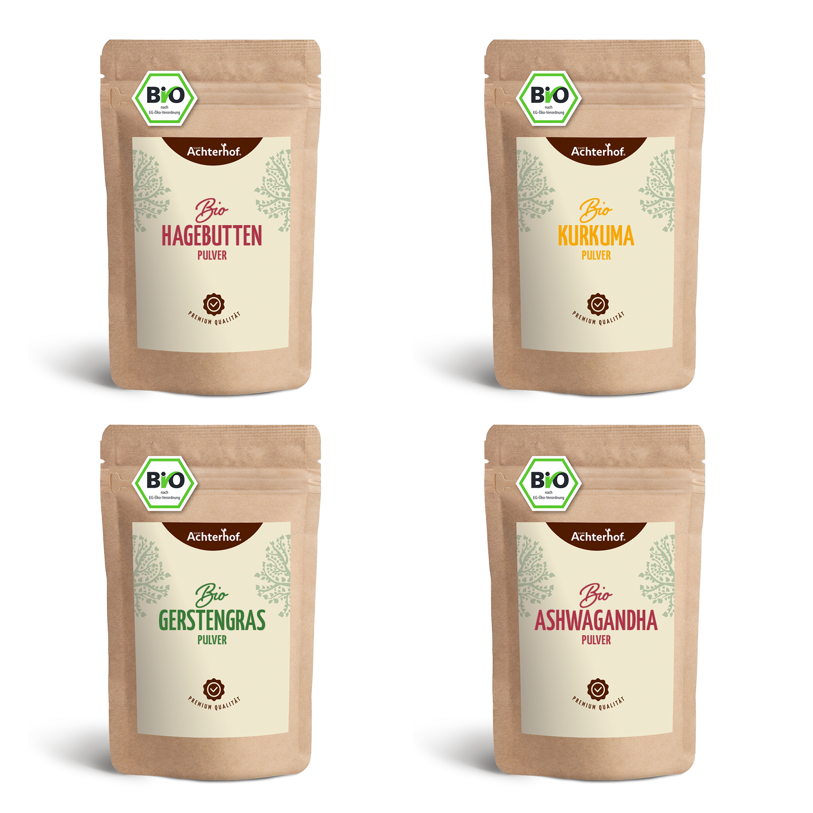 Goldene Milch Mischung 4er Bio Set – Maxi