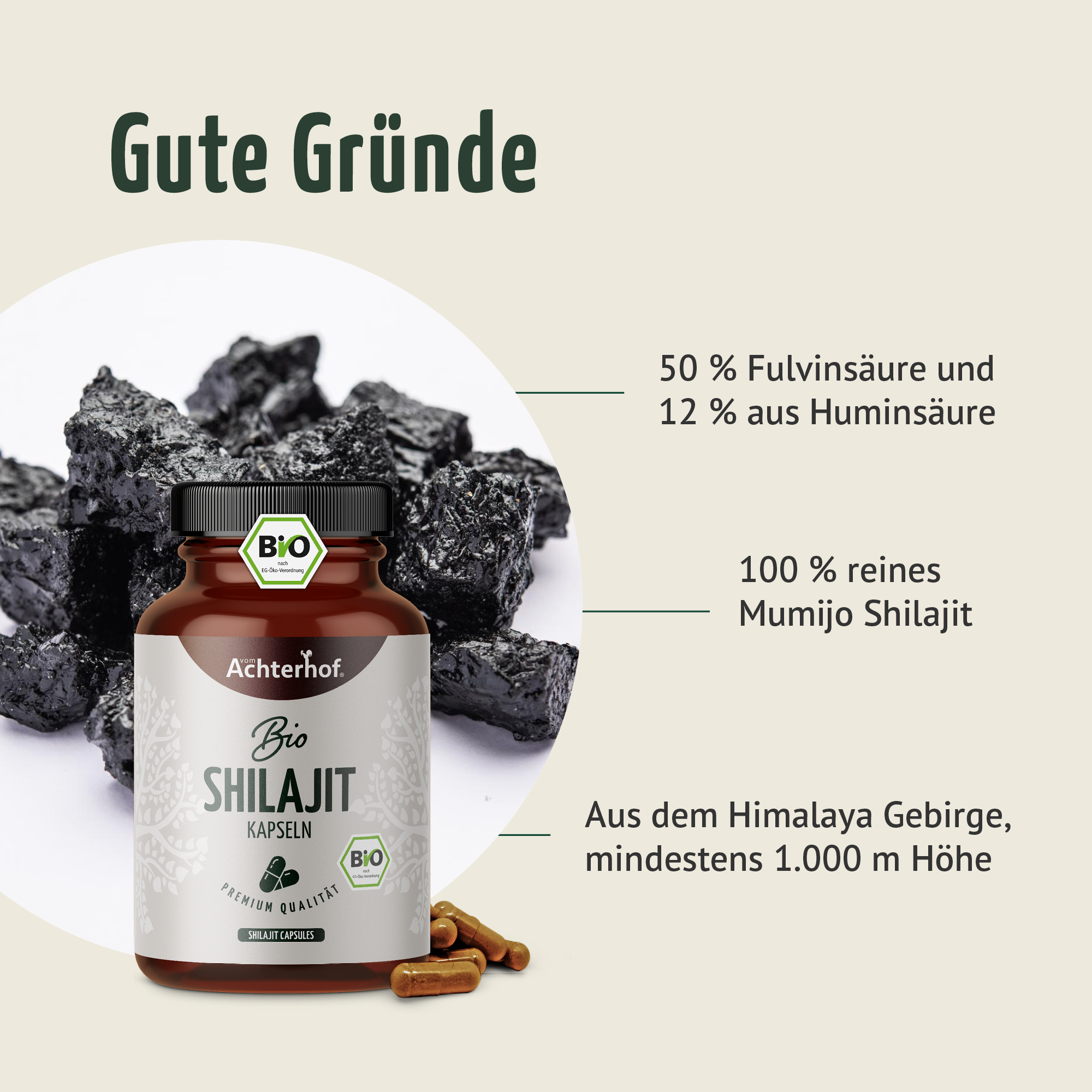 Shilajit Kapseln (150 Kapseln)