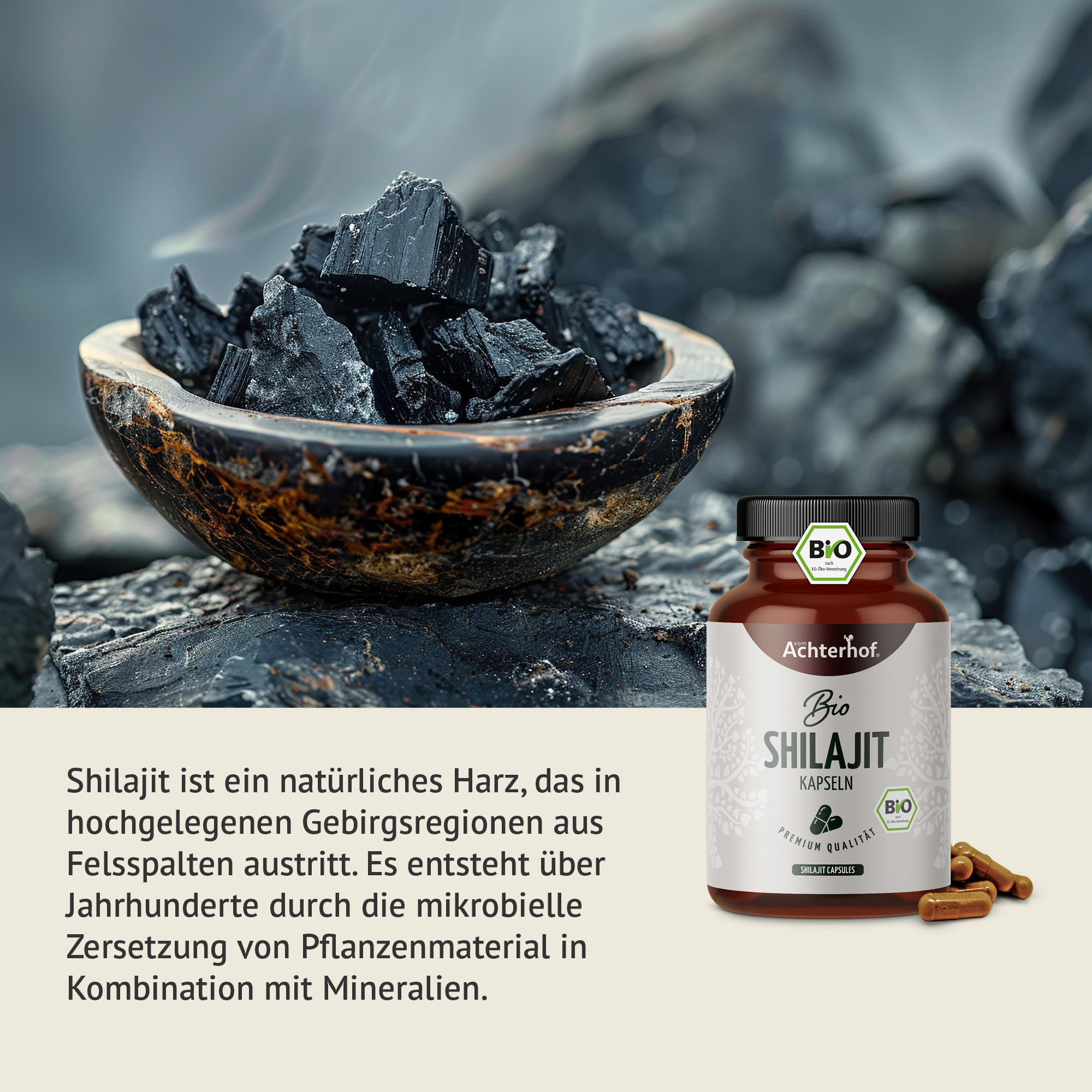 Shilajit Kapseln (150 Kapseln)