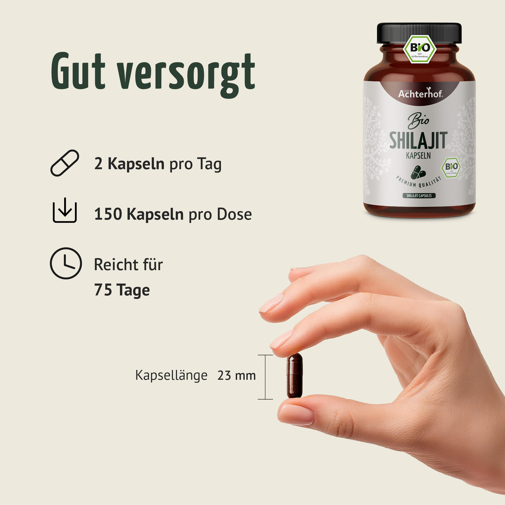 Shilajit Kapseln (150 Kapseln)