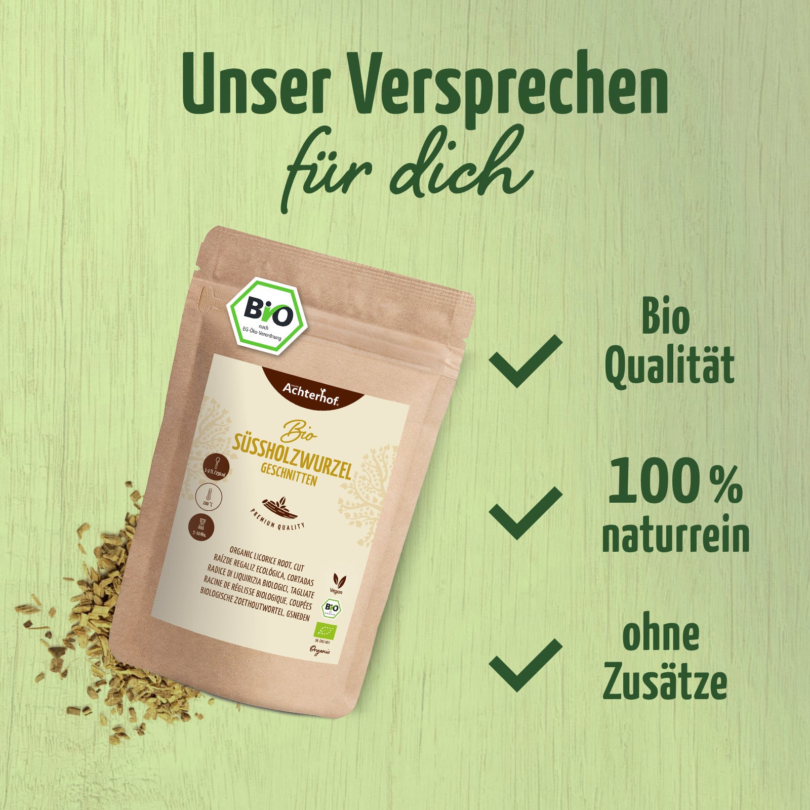 Süßholzwurzel geschnitten Bio (250g)