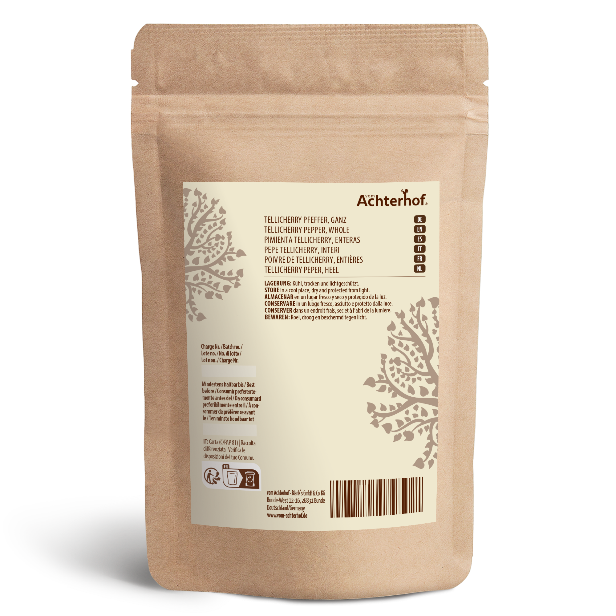 Tellicherry Pfeffer ganz (250g)
