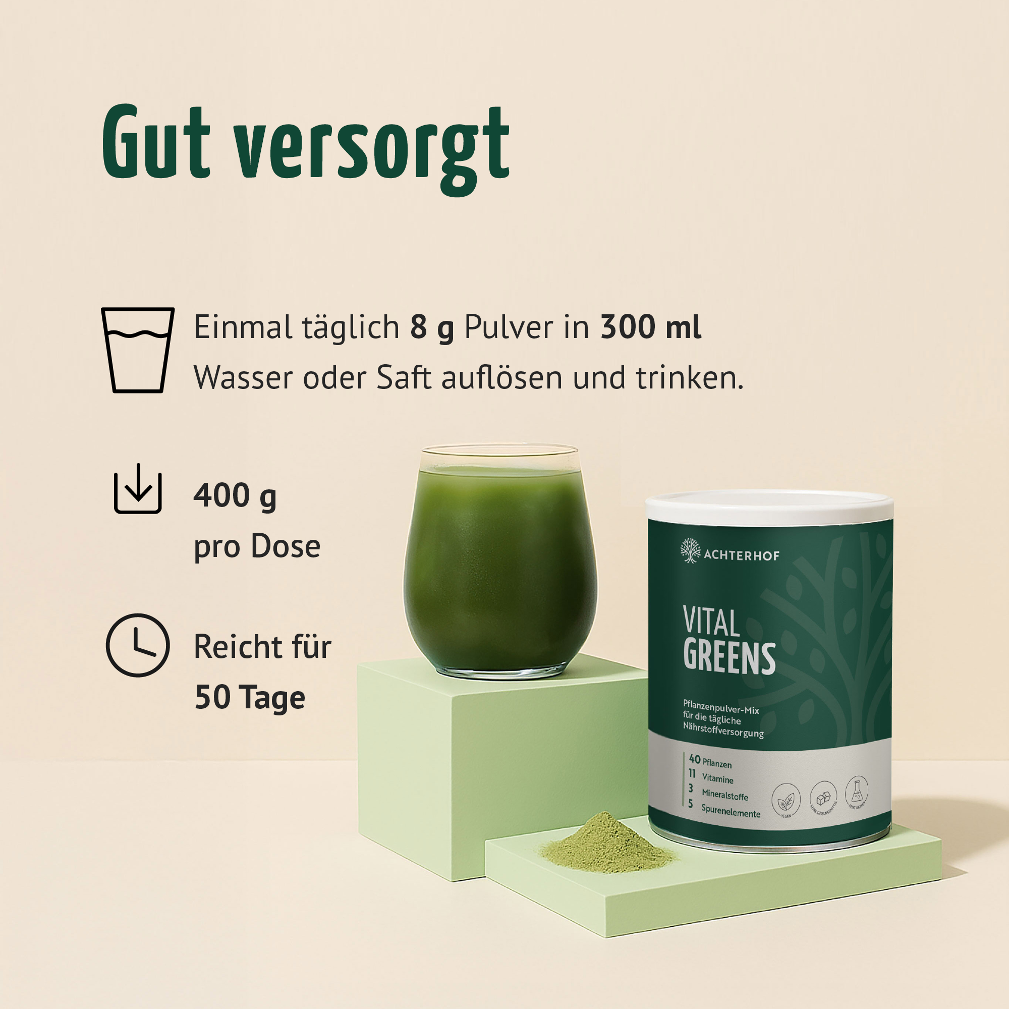 Vital Greens Pulver (400g)