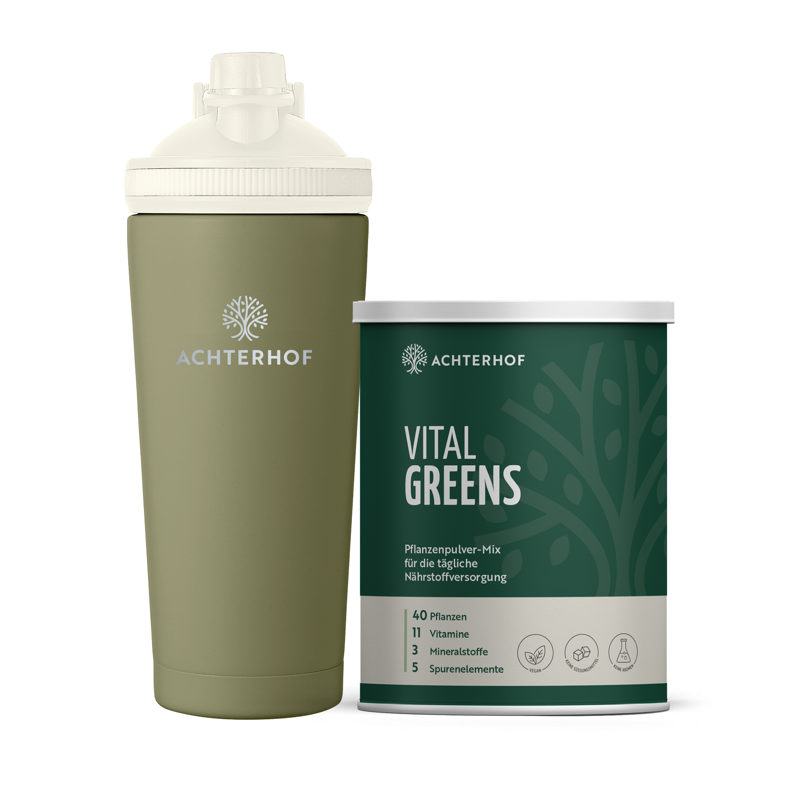 Greens & Edelstahl Shaker Set