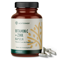 Vitamin C + Zink Kapseln (120 Kapseln)