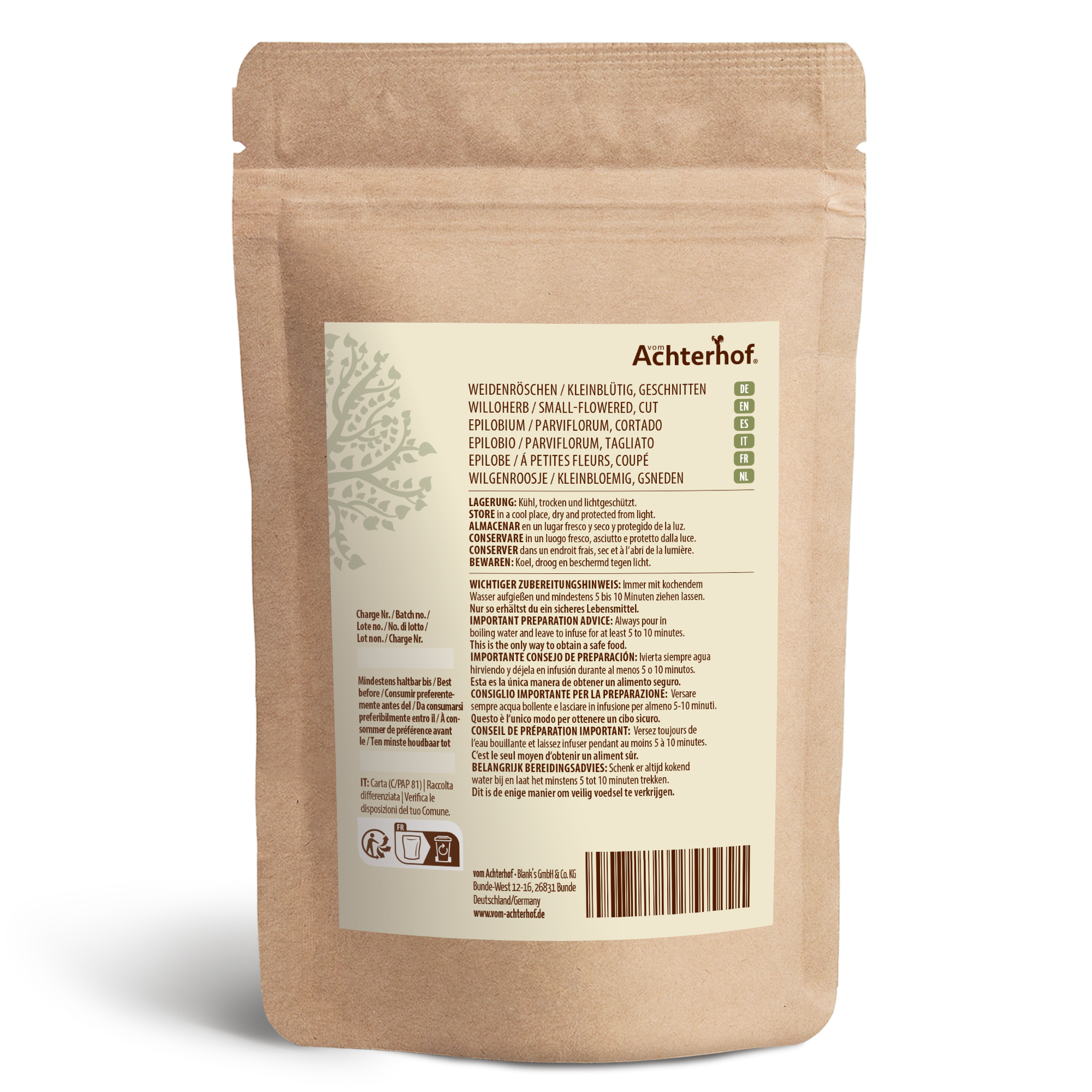 Weidenröschen kleinblütig geschnitten (250g)